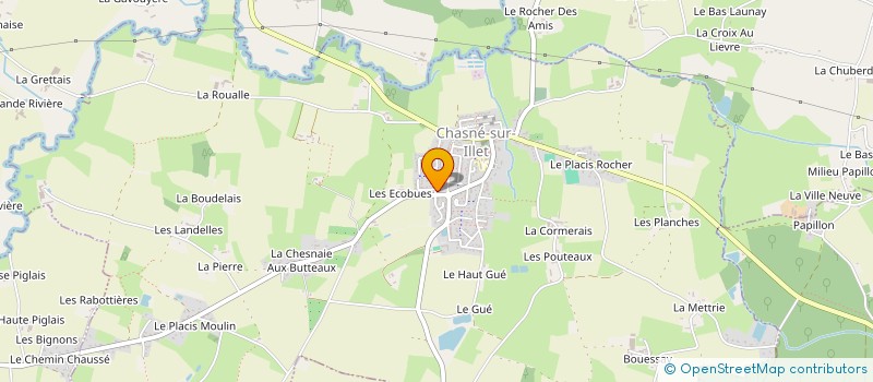 localisation de l'entreprise SCI TREGUIER  CHASNE-SUR-ILLET