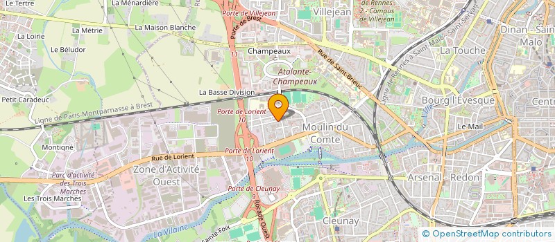 localisation de l'entreprise SCI TREGUNOISE  RENNES