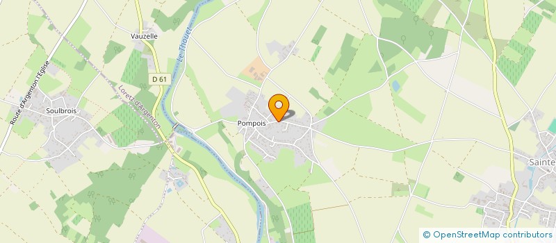 localisation de l'entreprise SCI TREILLEBOIS  SAINTE-VERGE