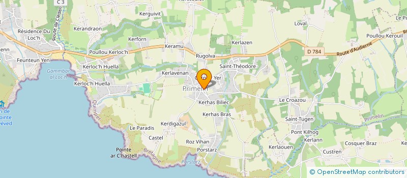 localisation de l'entreprise SCI TREIZ MARKO  PONT-CROIX