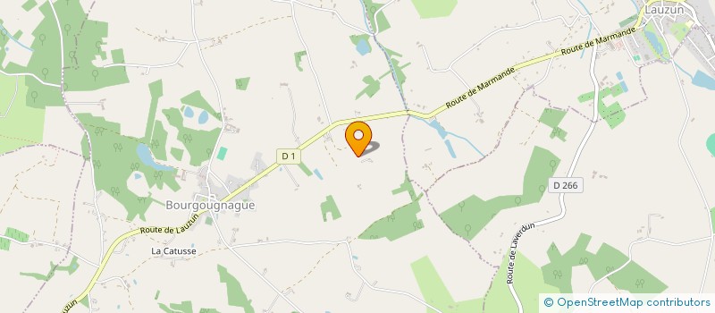 localisation de l'entreprise SCI TREIZE  BOURGOUGNAGUE