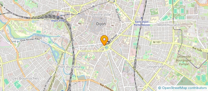 localisation de l'entreprise SCI TREIZE à DIJON
