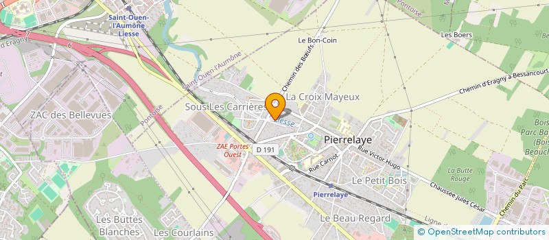 localisation de l'entreprise SCI TREIZE  PIERRELAYE