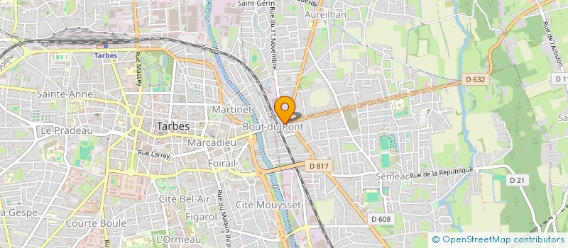 localisation de l'entreprise SCI TREIZE ADS  SEMEAC