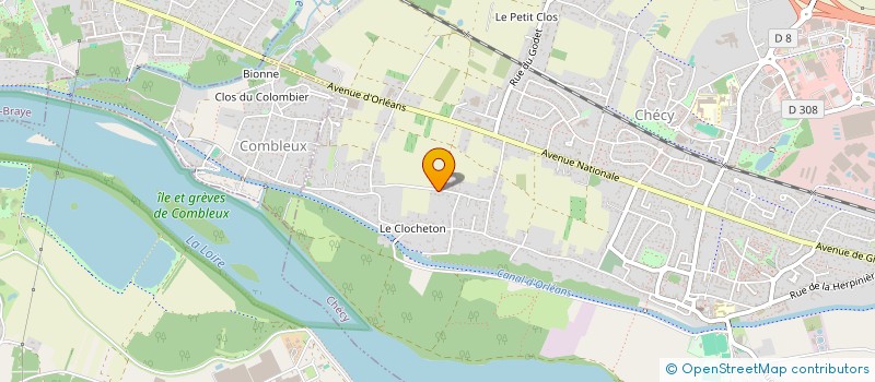 localisation de l'entreprise SCI TREIZE BARRE  CHECY