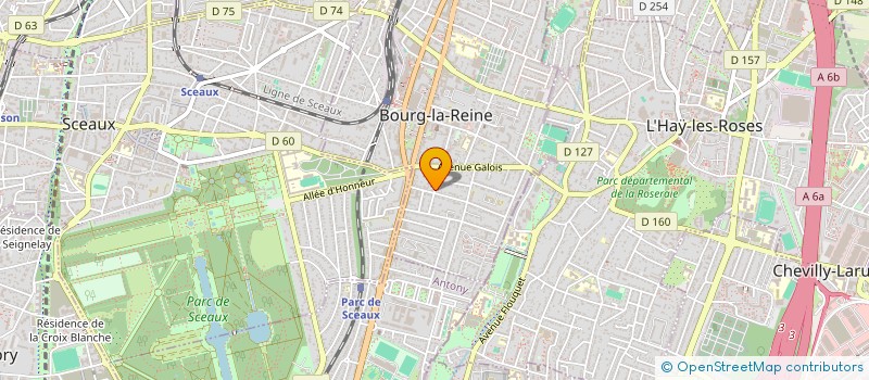 localisation de l'entreprise SCI TREIZE-QUATORZE à BOURG-LA-REINE