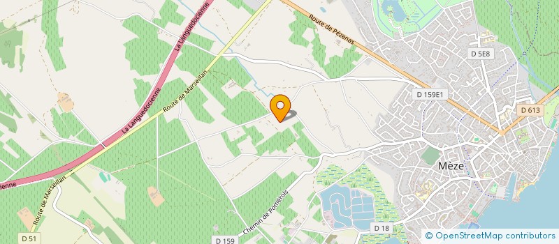 localisation de l'entreprise SCI TREIZE VINGT TROIS à MEZE