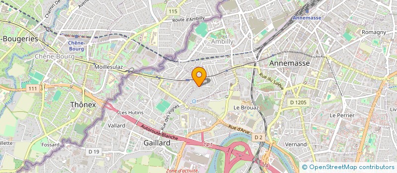 localisation de l'entreprise SCI TRELECHAMPS  AMBILLY