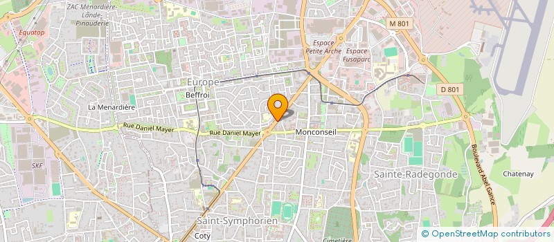 localisation de l'entreprise SCI TREMA  TOURS