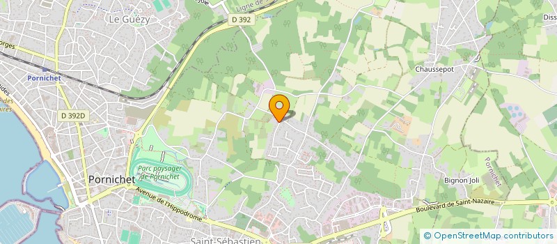 localisation de l'entreprise SCI TREMA  PORNICHET