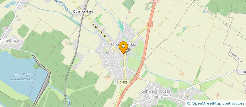 localisation de l'entreprise SCI TREMAT  ASPACH-LE-BAS