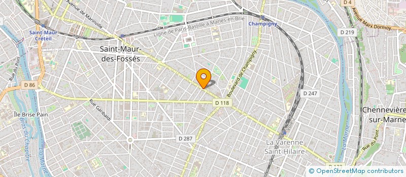 localisation de l'entreprise SCI TREMBLAY à SAINT-MAUR-DES-FOSSES