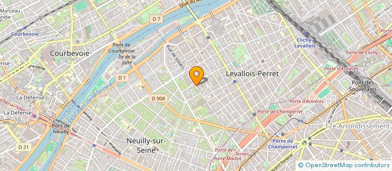 localisation de l'entreprise SCI TREMBLAY ACTIVITES 2 CAMPUS à LEVALLOIS-PERRET