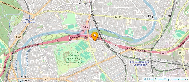 localisation de l'entreprise SCI TREMBLAY SAVU à CHAMPIGNY-SUR-MARNE