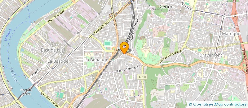 localisation de l'entreprise SCI TREMEA  CENON