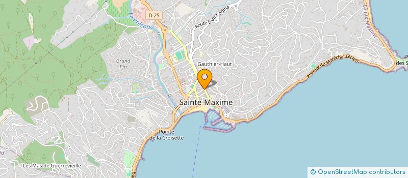 localisation de l'entreprise SCI TREMIER à SAINTE-MAXIME