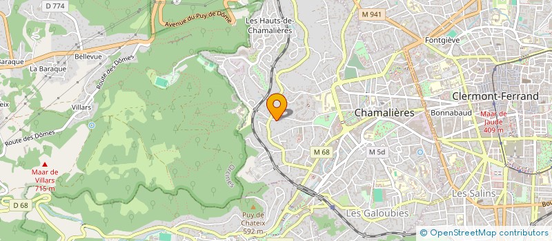 localisation de l'entreprise SCI TREMIJA  CHAMALIERES