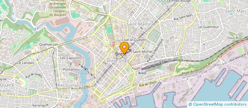 localisation de l'entreprise SCI TREMINTIN  BREST