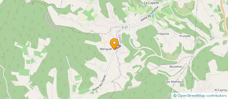 localisation de l'entreprise SCI TREMOLIERES FNMA  TRESPOUX-RASSIELS