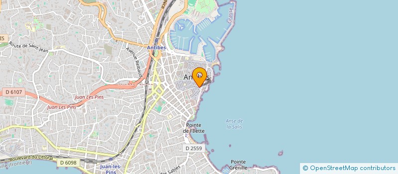 localisation de l'entreprise SCI TREMPLIN à ANTIBES