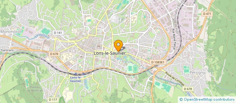 localisation de l'entreprise SCI TREMPLIN  LONS-LE-SAUNIER