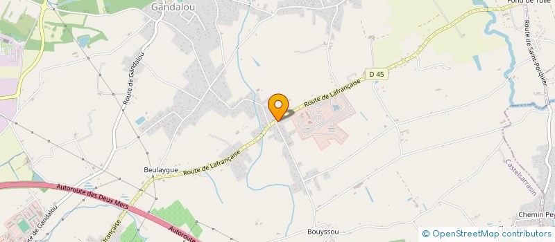 localisation de l'entreprise SCI TREMPLIN  CASTELSARRASIN