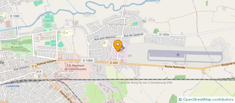 localisation de l'entreprise SCI TREN OSMAN  CHANTEHEUX