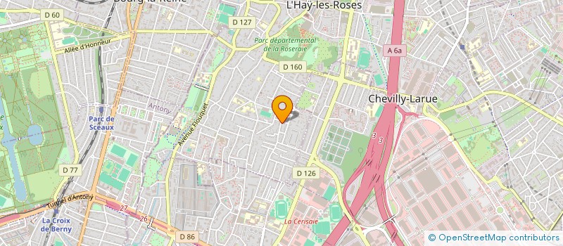 localisation de l'entreprise SCI TREND & PATRIMOINE  L'HAY-LES-ROSES