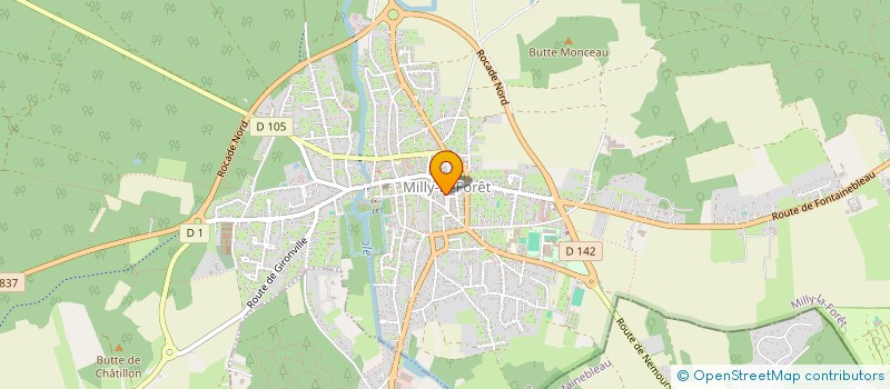 localisation de l'entreprise SCI TRENTE CINQ à MILLY-LA-FORET
