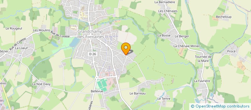 localisation de l'entreprise SCI TRENTE HUIT BIS  GRANDCHAMP-DES-FONTAINES