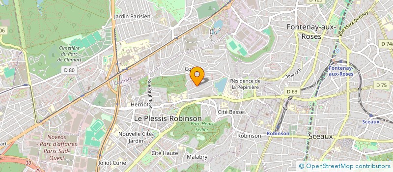 localisation de l'entreprise SCI TRENTE SEPT à LE PLESSIS-ROBINSON