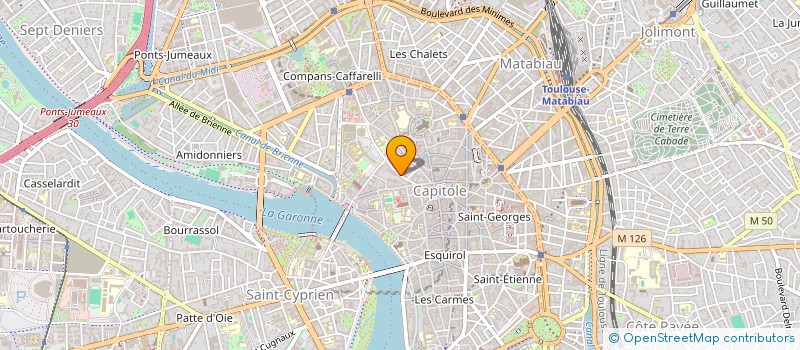 localisation de l'entreprise SCI TRENTIN  TOULOUSE