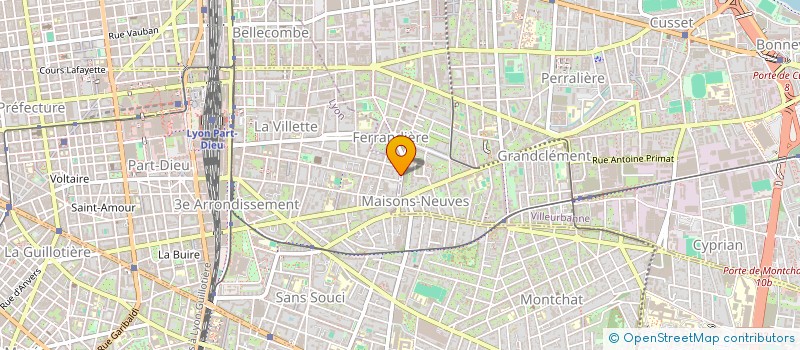 localisation de l'entreprise SCI TRENTO  LYON