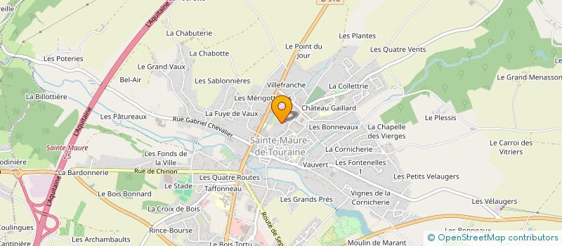 localisation de l'entreprise SCI TREPOL  SAINTE-MAURE-DE-TOURAINE