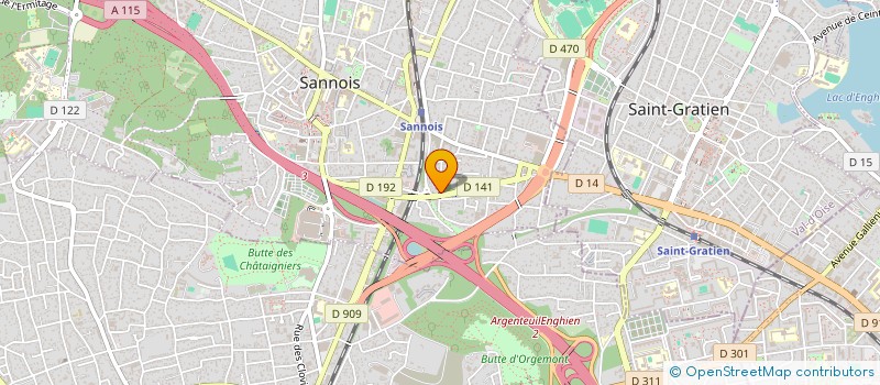 localisation de l'entreprise SCI TREPOR  SANNOIS