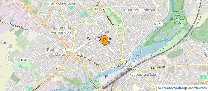 localisation de l'entreprise SCI TRESAM à SAINT-QUENTIN