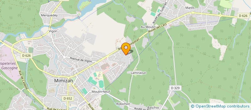 localisation de l'entreprise SCI TRESANQ  MIMIZAN