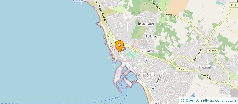 localisation de l'entreprise SCI TRESCALAN  LA TURBALLE
