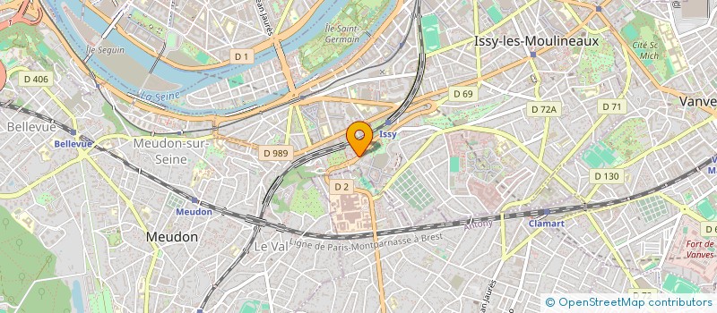localisation de l'entreprise SCI TRESCAZES à ISSY-LES-MOULINEAUX