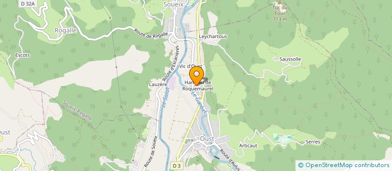 localisation de l'entreprise SCI TRESCAZES à OUST