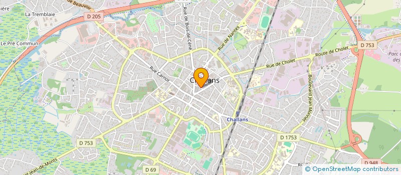 localisation de l'entreprise SCI TRESOR  FROIDFOND