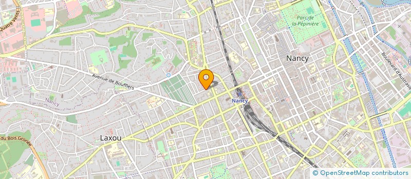 localisation de l'entreprise SCI TRESORS DES COOP  NANCY