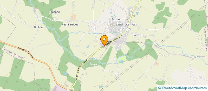 localisation de l'entreprise SCI TRESPINTES  SAINT-LON-LES-MINES