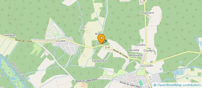 localisation de l'entreprise SCI TRESS  SAINT-JULIEN-EN-BORN