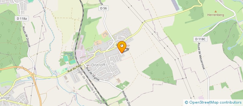 localisation de l'entreprise SCI TRESSANGE 54  DISTROFF