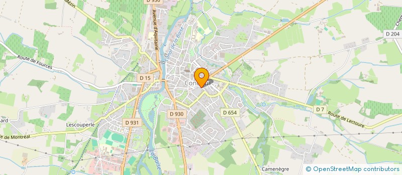 localisation de l'entreprise SCI TRESSOLEILS  CONDOM