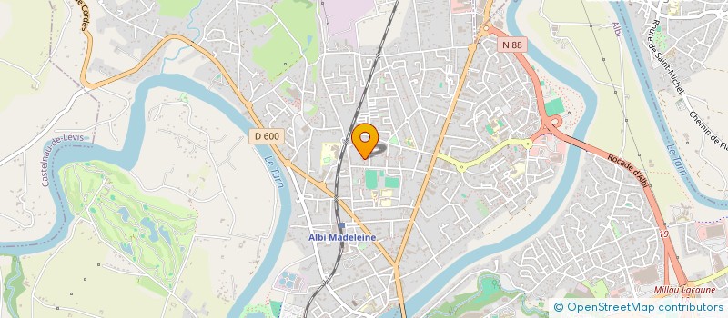 localisation de l'entreprise SCI TRESYLEC à ALBI