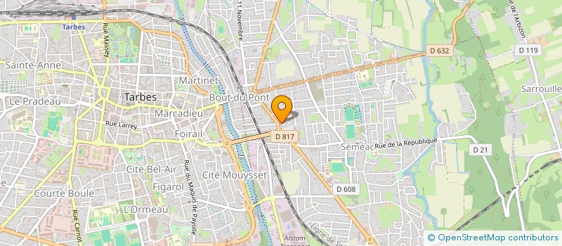 localisation de l'entreprise SCI TREUIL  SEMEAC