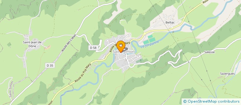 localisation de l'entreprise SCI TREUIL à SAINT-SIMON