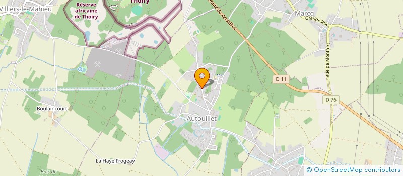 localisation de l'entreprise SCI TREVEDE  AUTOUILLET